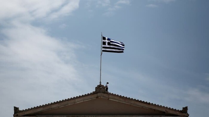Un drapeau grec